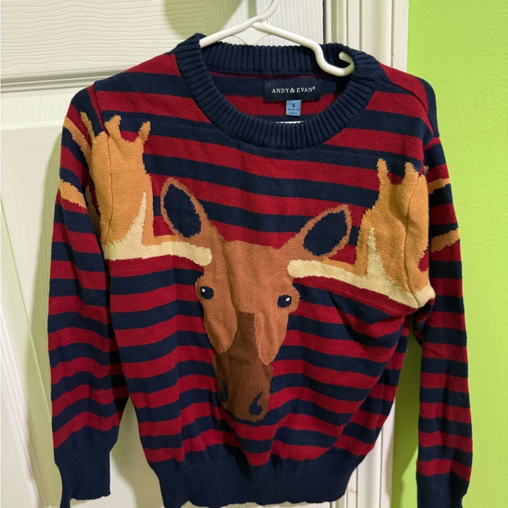 Andy & Evan 5T boys mouse sweater